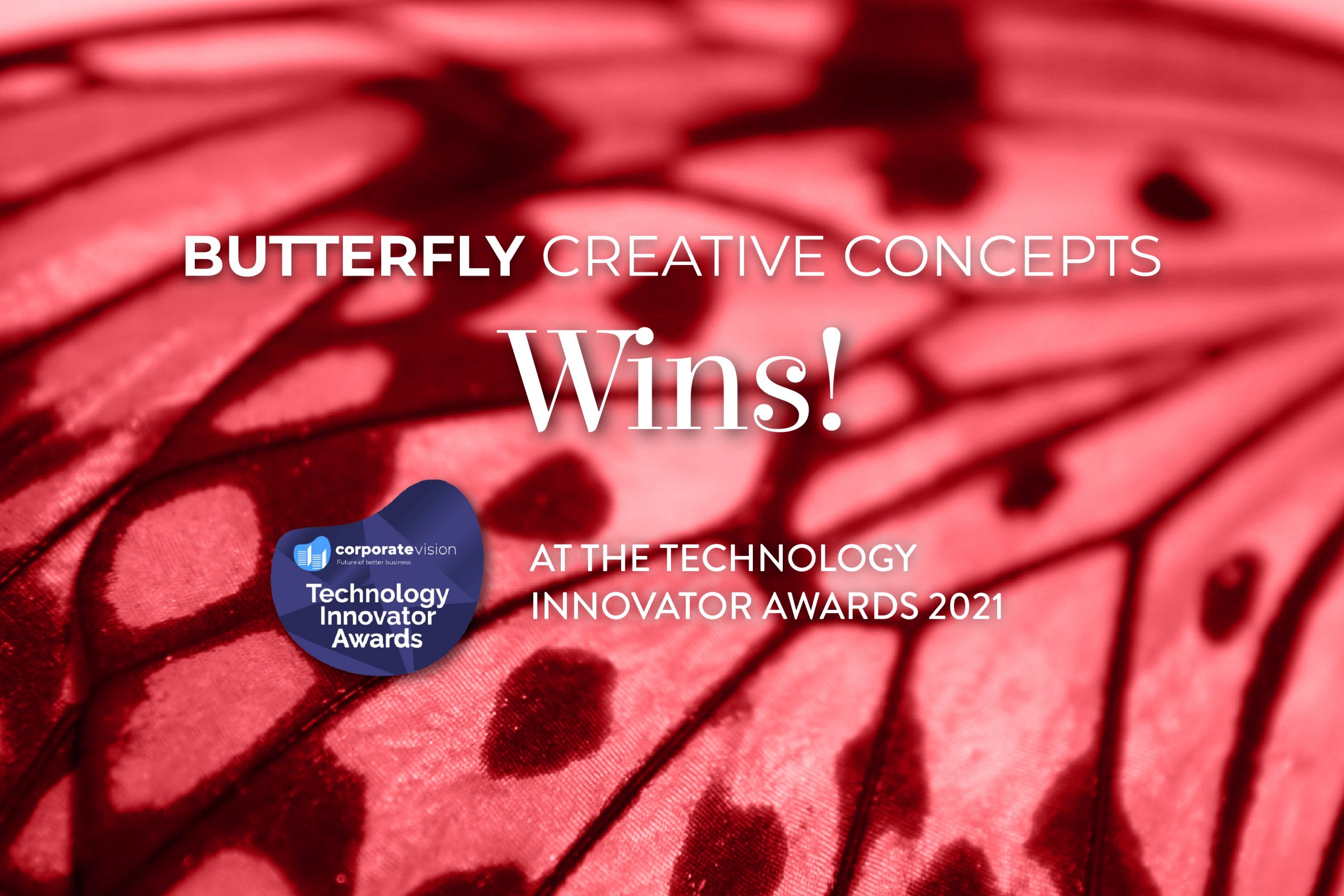 You are currently viewing Butterfly Creative Concepts Wins at the Technology Innovator Awards 2021