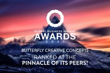 Butterfly Creative Concepts Ranked at the Pinnacle of its Peers!